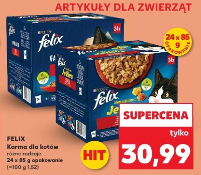Karma dla kotów różne rodzaje promocja w Kaufland