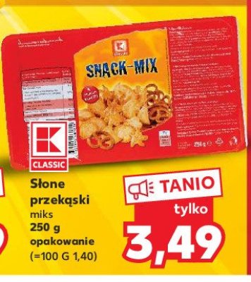 Słone przekąski K-classic promocja