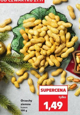 Orzechy ziemne luzem promocja w Kaufland