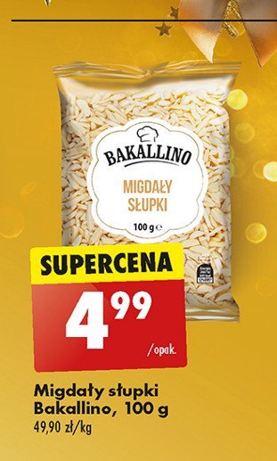 Migdały słupki Bakallino promocja