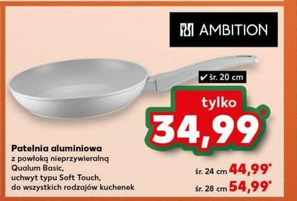 Patelnia aluminiowa 28 cm Ambition promocja w Kaufland