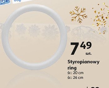 Ring styropianowy 20 cm promocja