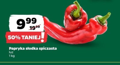 Papryka słodka spiczasta promocja w Netto