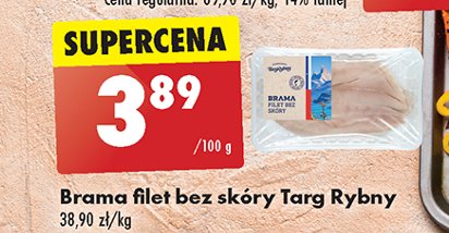 Brama filet bez skóry Pomorski targ rybny promocja