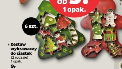 Zestaw wykrawaczy do ciastek 6 szt.  promocja w Netto