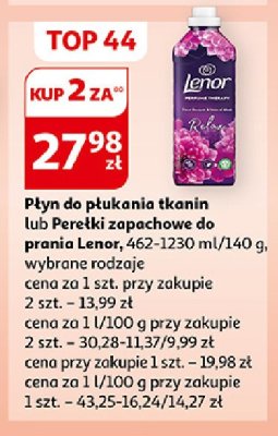 Płyn do płukania relaxed Lenor promocja