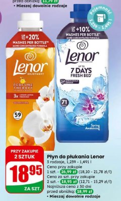 Płyn do płukania 3 rodzaje promocja w Dino