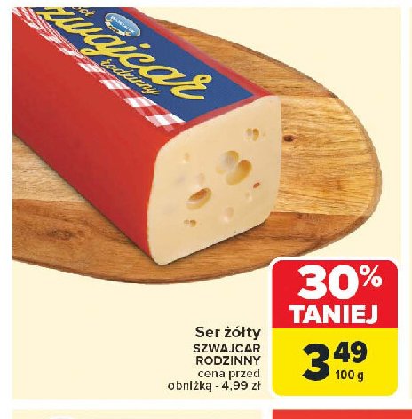 Ser szwajcar rodzinny promocja w Carrefour