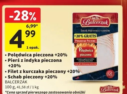 Polędwica pieczona Balcerzak promocja