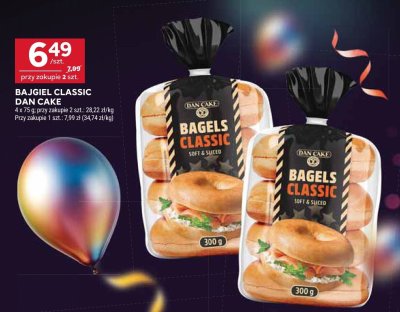 Bajgiel Classic Dan Cake promocja w Stokrotka