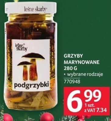 Grzyby marynowane 280 g promocja w Selgros