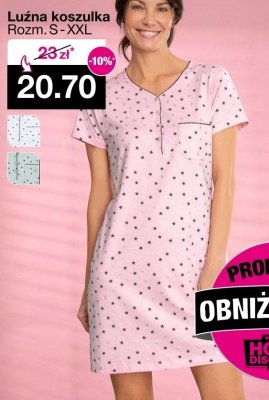 Luźna koszulka Rozm. S-XXL promocja w Woolworth