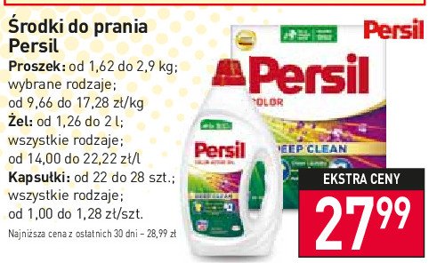 Kapsu艂ki do prania Persil power mix promocja