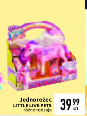 Tańczący jednorożec Little live pets promocja