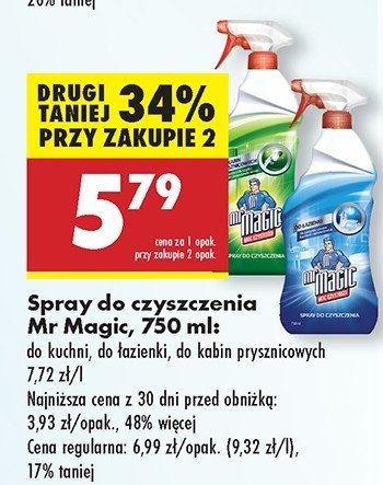 Spray do łazienki Mr magic promocja