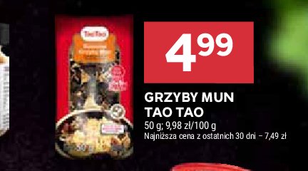 Grzyby mun Tao tao promocja