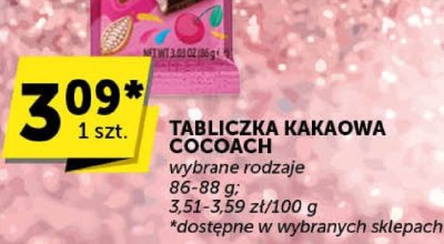 Tabliczka kakaowa Cocoach wybrane rodzaje promocja w Groszek
