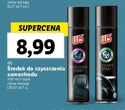 艢rodek do czyszczenia tapicerki W5 promocja