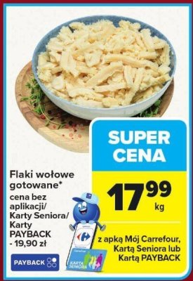 Flaki wołowe gotowane promocja w Carrefour Market