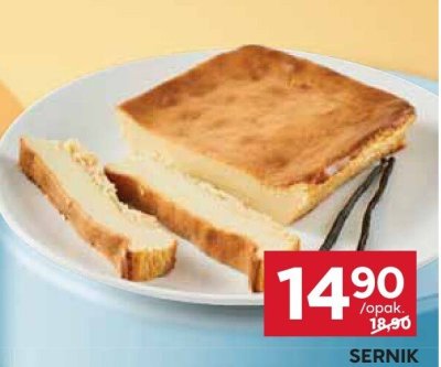 Ciasto sernik  promocja w Stokrotka