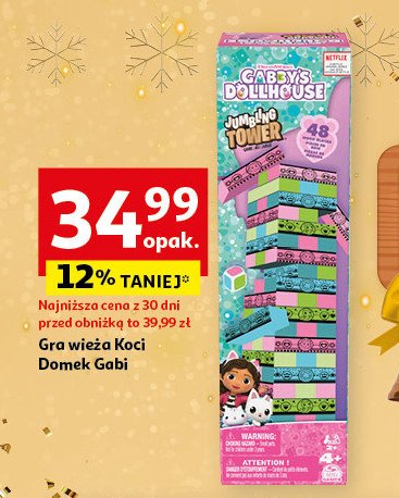 Gra wieża koci domek gabi promocja w Auchan