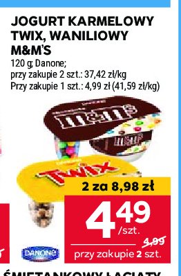 Jogurt Twix promocja w Stokrotka