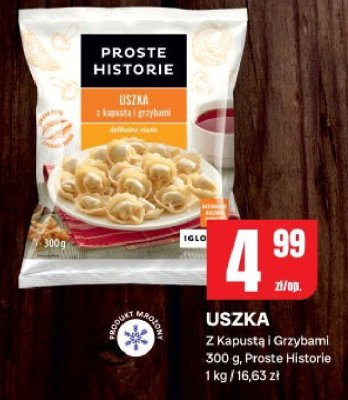 Uszka z kapustą i grzybami Proste Historie promocja w Chorten