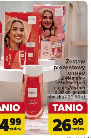 Zestaw w pudełku harmony bliss żel pod prysznic 250 ml + woda perfumowana 75 ml C-thru zestaw promocja w Carrefour