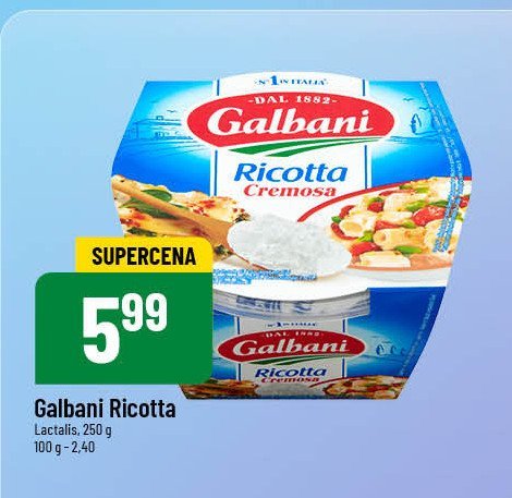 Ser ricotta GALBANI RICOTTA CREMOSA promocja