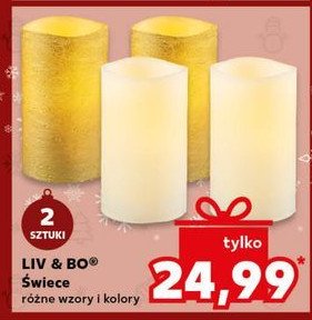 Świece Liv & bo promocja w Kaufland