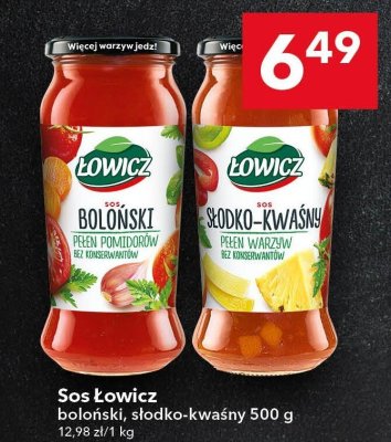 Sos Łowicz boloński, słodko-kwaśny promocja w LEWIATAN