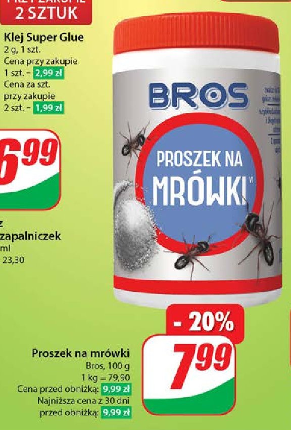 Proszek na mrówki Bros promocja w Dino