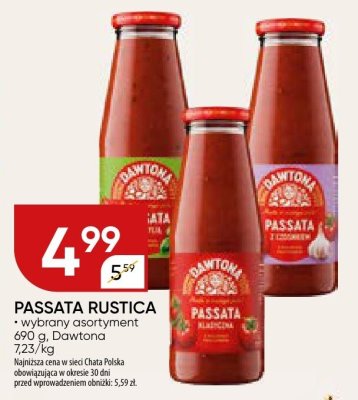 Passata rustica promocja w Chata Polska
