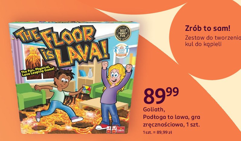 Gra podłoga to lawa Goliath promocja