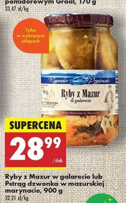 Ryby z mazur w galarecie Mazurskie przysmaki promocja