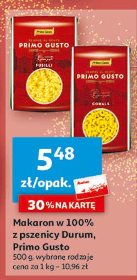 Makaron corals Melissa primo gusto promocja