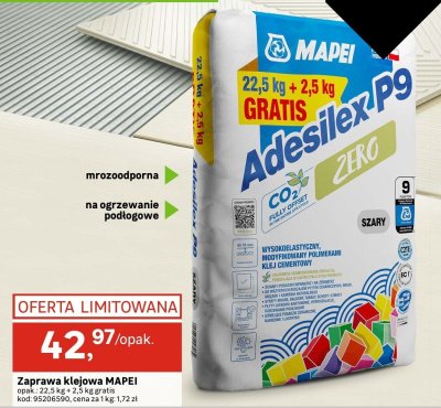 Zaprawa klejowa Mapei promocja w Leroy Merlin