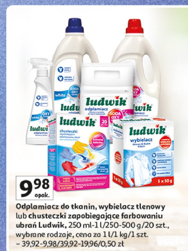 Żel do prania white Ludwik promocja w Auchan