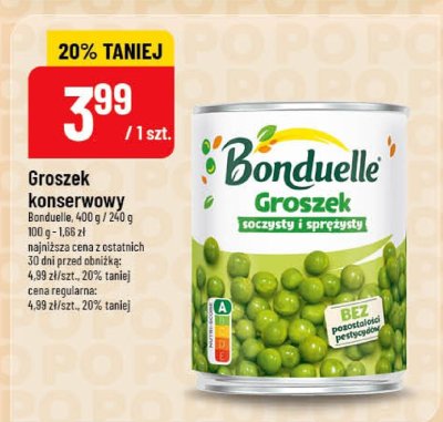 Groszek konserwowy Bonduelle promocja w POLOmarket