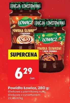 Powidła śliwkowe z cynamonem 280 g promocja w Biedronka