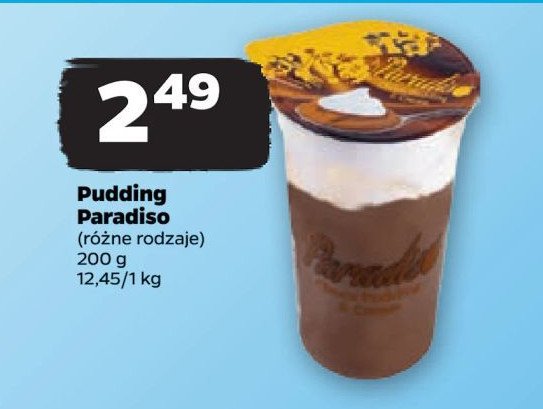 Pudding z bitą śmietaną czekoladowy Paradiso promocja