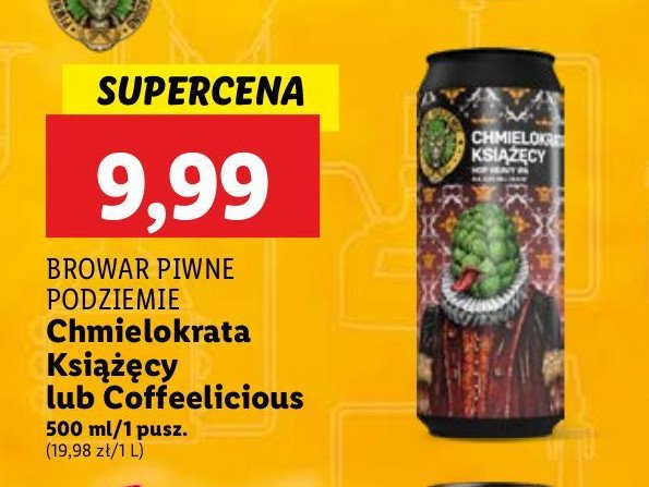 Piwo chmielokrata coffeelicious PIWNE PODZIEMIE promocja