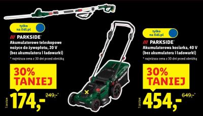 Akumulatorowa kosiarka, 40 V PARKSIDE (bez akumulatora i ładowarki) promocja w Lidl