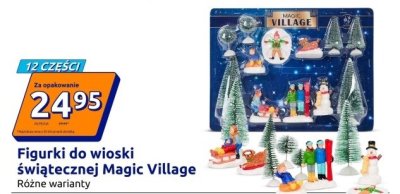 Figurki do wioski świątecznej Magic Village promocja w Action