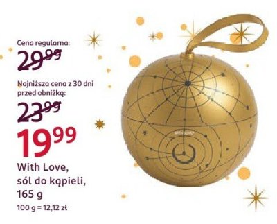 Sól do kąpieli 165 g promocja w Rossmann