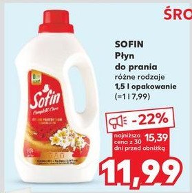 Płyn do prania color protection SOFIN COMPLETE CARE promocja