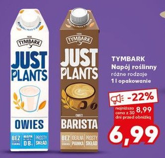 Napój barista owies TYMBARK JUST PLANTS promocja