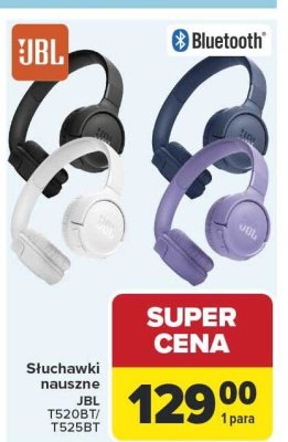 Słuchawki nauszne T520BT/ T525BT promocja w Carrefour