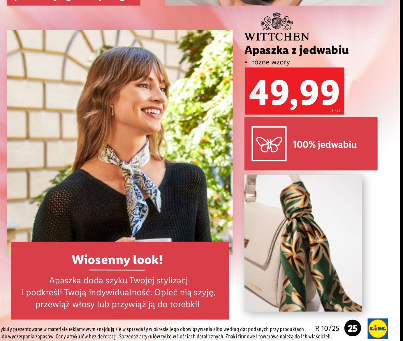 Apaszka z jedwabiu Wittchen promocja