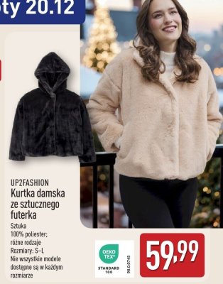Kurtka damska ze sztucznego futerka UP2FASHION promocja w Aldi